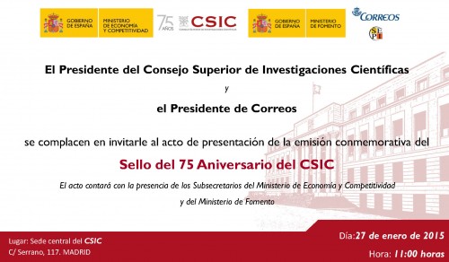 2015-01-05. 75 Aniversario del CSIC. Presentación. 26-01-2015.jpg