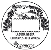 Matasellos turístico. 2015-02. Laguna Negra. Vinuesa (Reina Sofía, 38), Soria.jpg