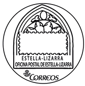 Matasellos turístico. 2015-02. Estella-Lizarra (Paseo Inmaculada, 5), Navarra.jpg