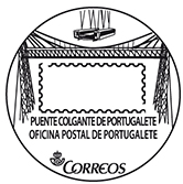 Matasellos turístico. 2015-02. Puente Colgante de Portugalete. Portugalete (Guipúzcoa, 14-16), Vizacaya.jpg