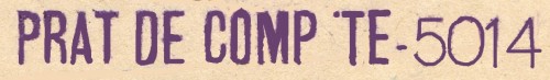 Prat del Compte  5014 (se trata de un cuño retocado y adaptado de una denominacion anterior)