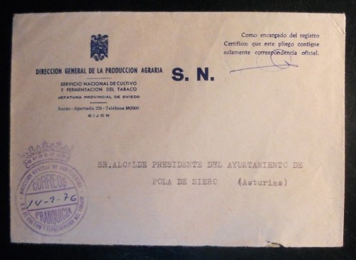 Insituto para la conservación de la naturaleza ICONA , Oviedo -Asturias 1976
