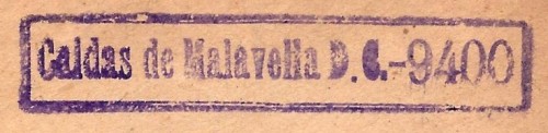 CALDAS de MALAVELLA  D.C. 9400  (Gerona)