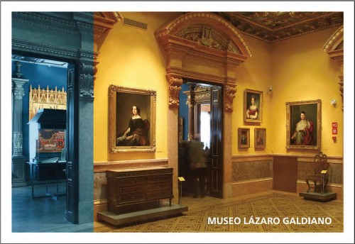 2015-03-03. Museos. Museo Lázaro Galdiano. Boceto. Tarjeta prefranqueada. Reverso. Baja.jpg