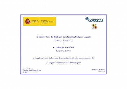 2015-02-27. I Congreso Internacional de Tauromaquia. Presentación. 27-02-2015. 1.jpg
