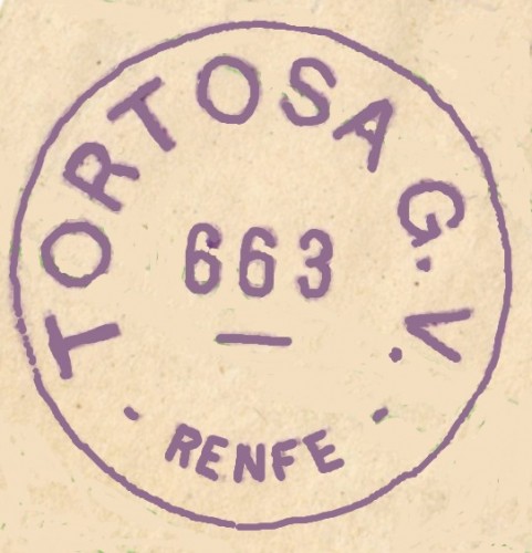 TORTOSA circcular 1961, diametro 32 mm