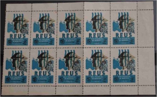 PLIEGO DE 10 VIÑETAS DE REUS FERIA PROVINCIAL DE MUESTRAS 1942.jpg