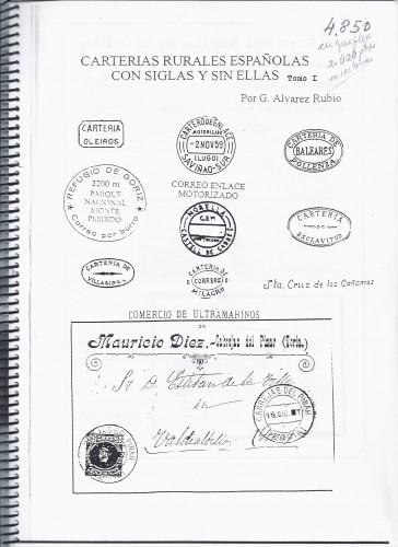 033bis. Carterías Rurales Españolas con Siglas o sin ellas. Tomo I. Baja.jpg