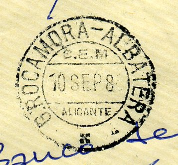 C.E.M. GRANJA DE ROCAMORA - ALBATERA, 10-09-1986, Alicante