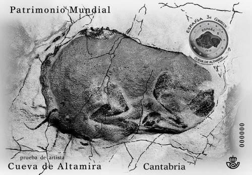 2015-04-27. Cuevas de Altamira. Prueba de Artista sin plata. Boceto. Baja.jpg
