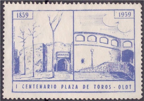 Olot 1959, I Centenario Plaza toros.jpg