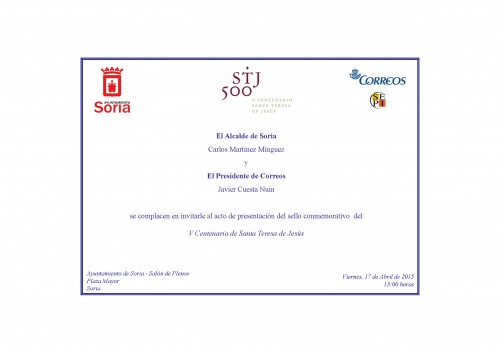 2015-01-05. V Centenario de Santa Teresa de Jesús. Presentación. 3. 17-04-2015.jpg