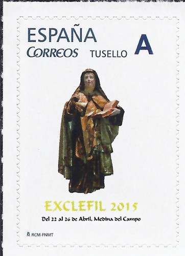 Medina del Campo. 2015-04-22 al 26. Exclefil 2015. Sello personalizado. Baja.jpg