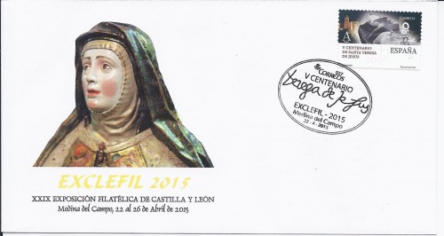 Medina del Campo. 2015-04-22 al 26. Exclefil 2015. Sobre matasellado. 2. Baja.jpg