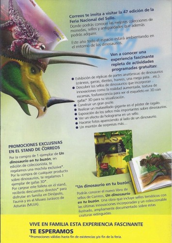 Madrid. 2015-05-07 al 10. XLVII Feria Nacional Sello. Folleto. Reverso. Baja.jpg