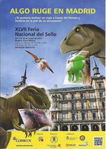 Madrid. 2015-05-07 al 10. XLVII Feria Nacional Sello. Folleto. Anverso. Baja.jpg