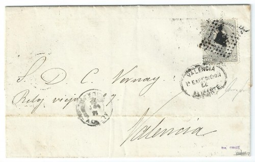 1872. Alcoy a Valencia. 16 de octubre salida