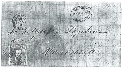 1872. Alcoy-Valencia.23 noviembre