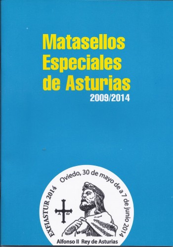 Matasellos Especiales de Asturias. 2009-2014. Cubierta exterior anterior. Baja.jpg