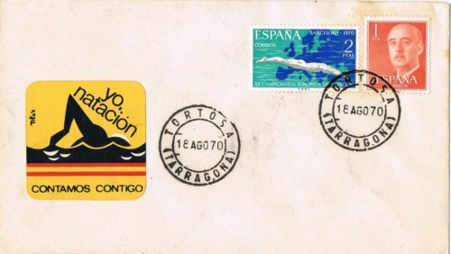 Carta Tortosa, natación 1970