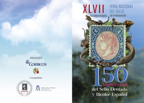 Madrid. 2015-05-07. XLVII Feria Nacional del Sello. Folleto. Exterior. Baja.jpg