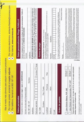 Madrid. 2015-05-07 al 10. XLVII Feria Nacional del Sello. Folleto Correos. Página 6. Baja.jpg