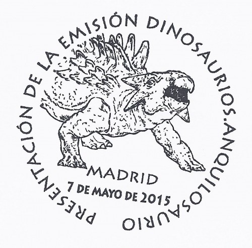 2015-05-07. Dinosaurios. Presentación. 07-05-2015. Anquilosaurio. Matasellos. Baja.jpg