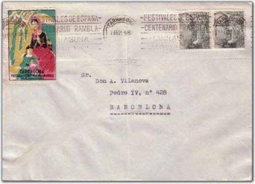 Carta circulada de Tarragona a Barcelona (7-Agosto-1946).jpg