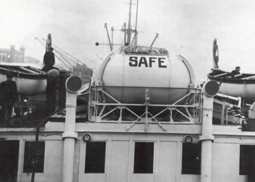 Instalada sobre el puente del SS PRINS