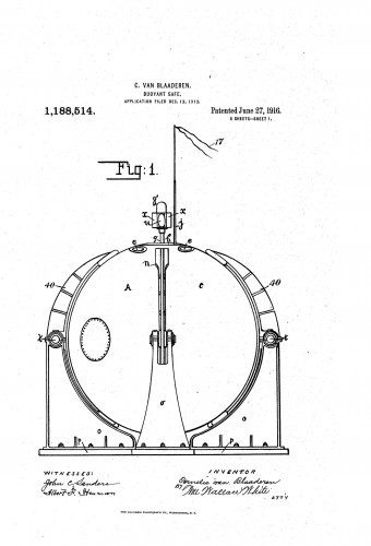 Patente US1188514 A. SAFE. Cornelis Van Blaaderen. Página 01. Baja.jpg