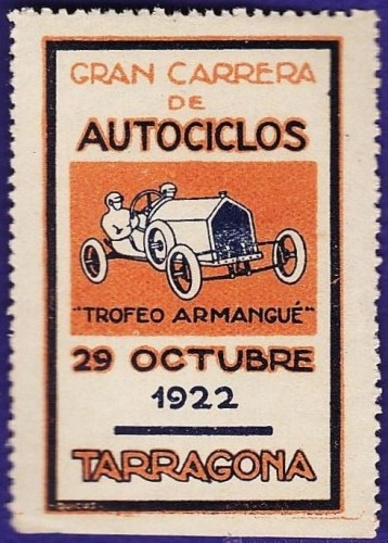 TARRAGONA 1922. carreras coches