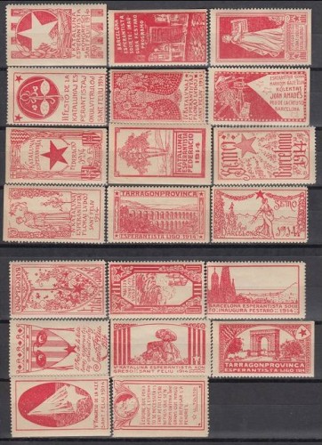 TARRAGONA, serie esperantista 1914