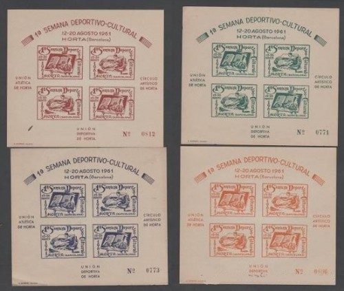 Hojitas de HORTA, semana del deporte 1961