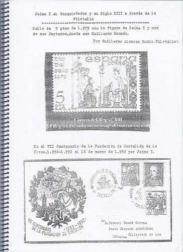 045. Jaime I el Conquistador y su siglo XIII a través de la Filatelia. Baja.jpg
