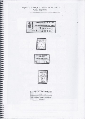 054. Algunas Viñetas y Sellos de la Guerra Civil Española. Baja.jpg