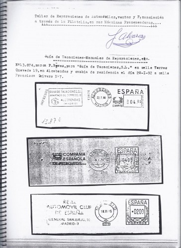 058. Taller de Reparaciones de Automóviles, Ventas y Financiación a través de la Filatelia, en sus Máquinas Franqueadoras. Baja.jpg