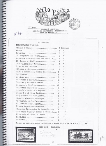 X24. Vilaposta. Butlletí Cultural Associació Filatélica i Numismática 'Rei en Jaume I'. IV Época. Nº 48 (a mano). Baja.jpg