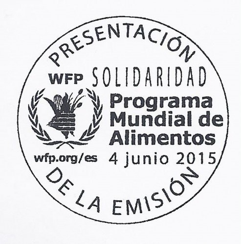 2015-06-04. Programa Mundial de Alimentos. Presentación. 23-06-2015. Matasellos. Baja.jpg
