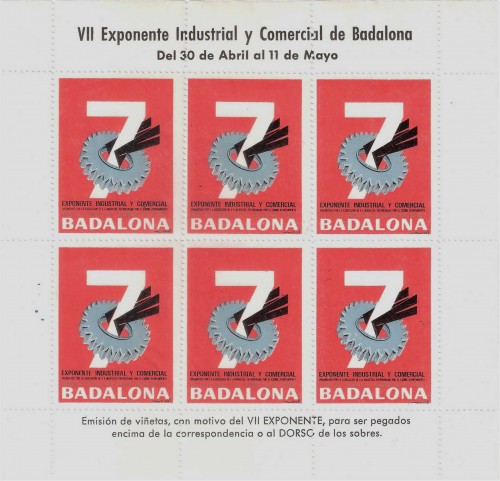 Badalona 1967, hojita VII Exponente.jpg