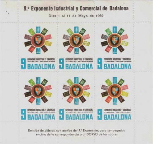Badalona 1969, hojita IX Exponente.jpg