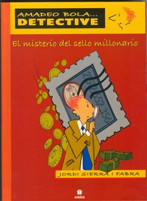 Amadeo Bola... Detective. El misterio del sello millonario. Cubierta anterior. Baja.jpg