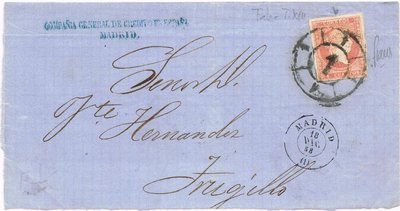 FALSO POSTAL TIPO XIII