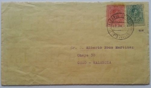 1917. Alcance Estación Sagunto (Valencia)
