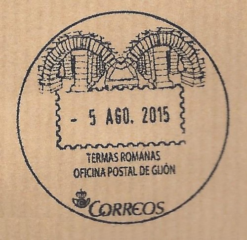 Matasellos turístico. Gijón. Termas Romanas. 2015-08-05. 3. Baja.jpg