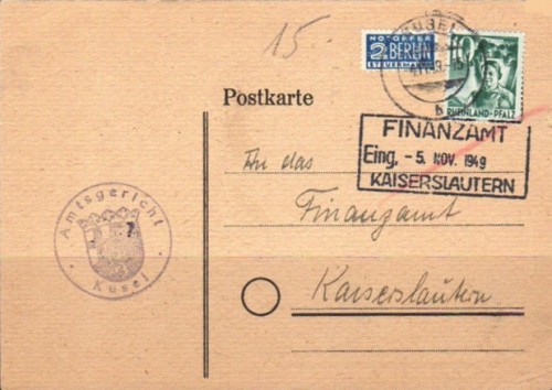 Kusel, zona francesa de Ocupación