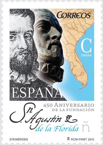 2015-09-18. Efemérides. 450 aniversario de la fundación de San Agustín de la Florida. Boceto. Baja.jpg