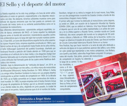 2015-11-06. Vehículos de época. Motos campeonas. Artículo. Boletín Sellos y Mucho Más. Número 41, septiembre 2015-3. Página 09. Baja.jpg