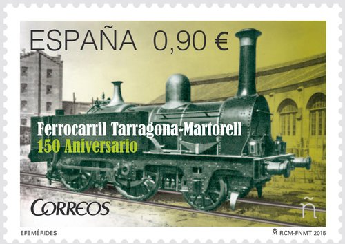 2015-10-09. Efemérides 2015. 150 Aniversario del Ferrocarril Tarragona–Martorell. Boceto. Baja.jpg