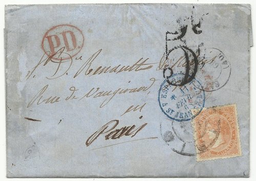 RC 40 normal sobre emisión 1867