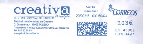 Franqueo digital. Azul. PB700497. 28053. Carta Nacional. 2015-09-29.jpg
